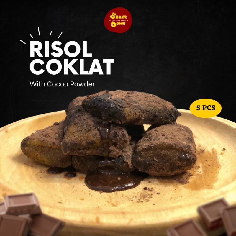 

RISOL COKLAT WITH COCOA POWDER
