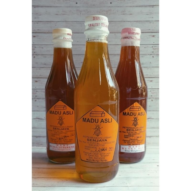 

Madu Asli Senjaya 350 ml / Madu Kelengkeng / Madu Randu / Madu Ace