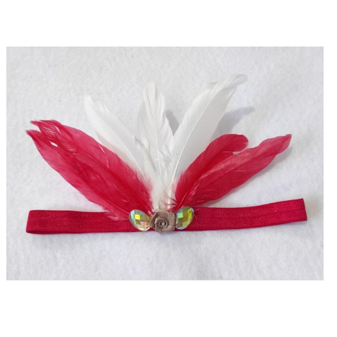 Hiasan Kepala Bulu Ayam/Hiasan bulu /iket kepala karnaval