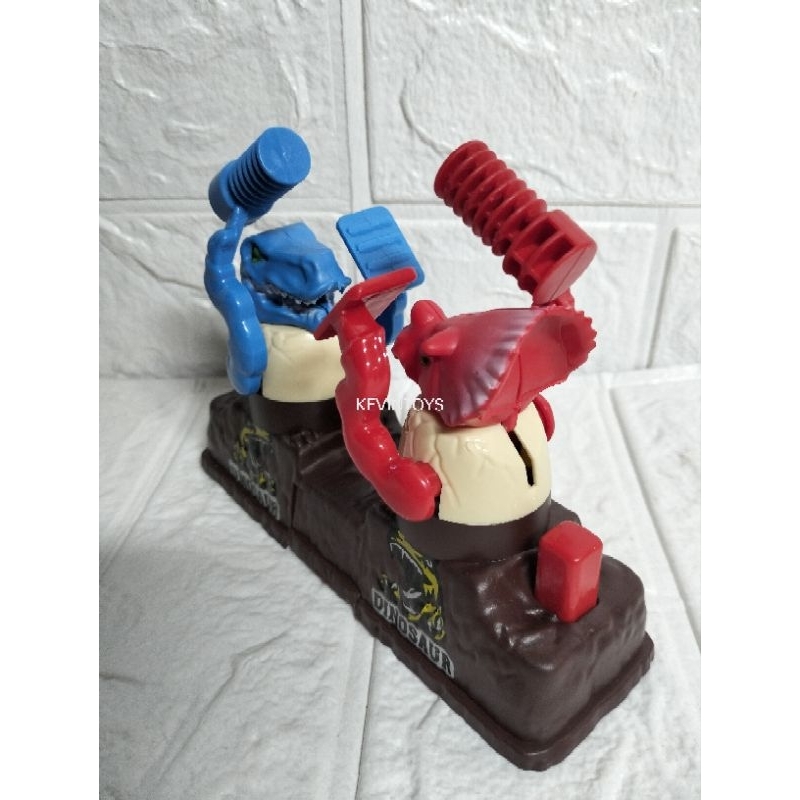 YG 30 Mainan Battle Game Dinosaurus viral / Mainan Pukul palu / Mainan Duel Battle Hammering Game / Mainan buat dua anak