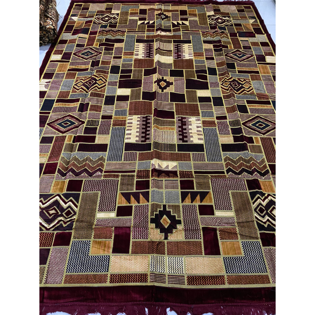 Karpet Carpet Permadani Hambal Alas Lantai Lipat Beludru Turkey Turki Jumbo 230 cm x 340 cm
