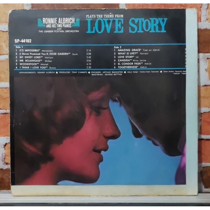 Vinyl Piringan Hitam 12 inch Love Story