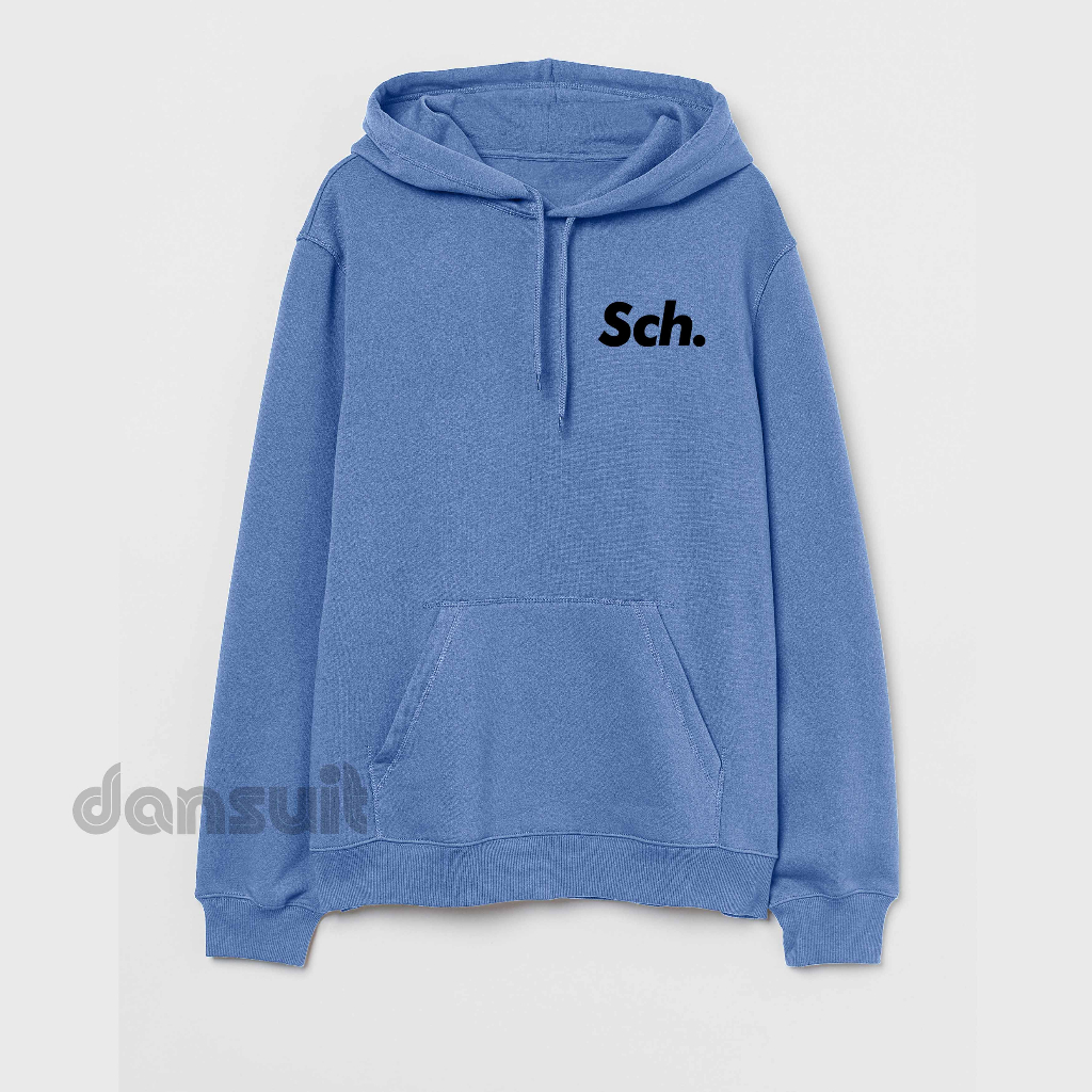 Sweater Hoodie Pria/Wanita Size M - XXXL Sweater Hoodie Distro SCH Logo Bahan Tebal Premium