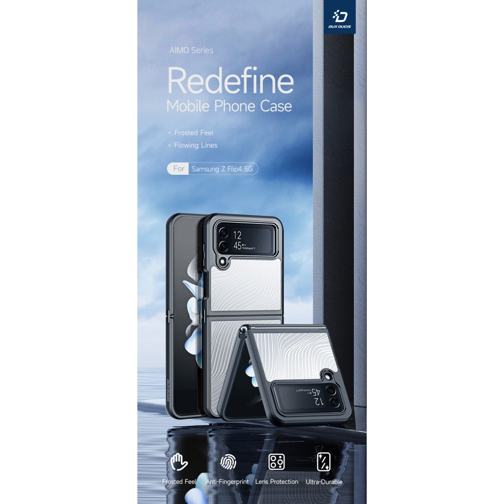 SAMSUNG Z FLIP 4 5G MOBILE PHONE CASE AIMO DUX DUCIS COVER TPU ARMOR