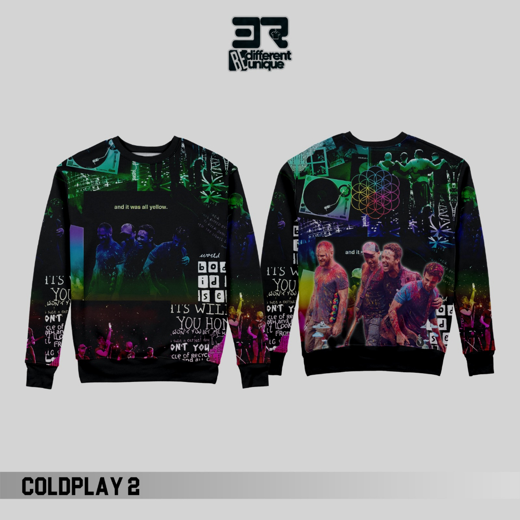 Sweater Crewneck Sweatshirt Family Couple Keluarga Dewasa Anak Unisex 3R Motif Band CLPLY 2