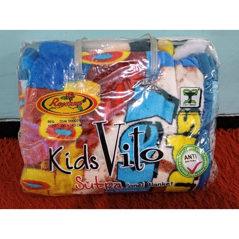Selimut Anak Selimut Baby Blanket Kids Vito by ROSANA