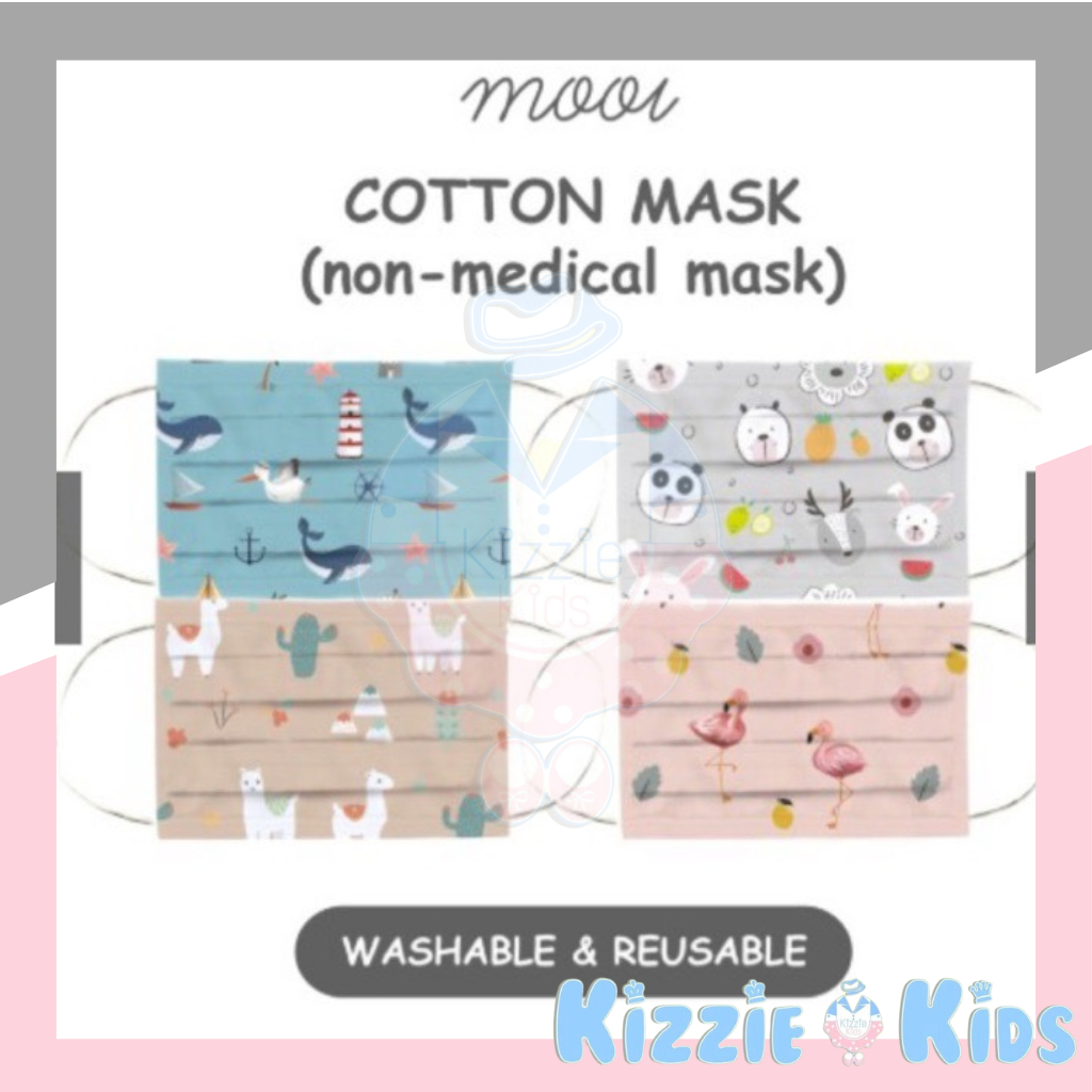 Mooi Masker Kain Kids &amp; Dewasa (Cotton Mask Mooi)