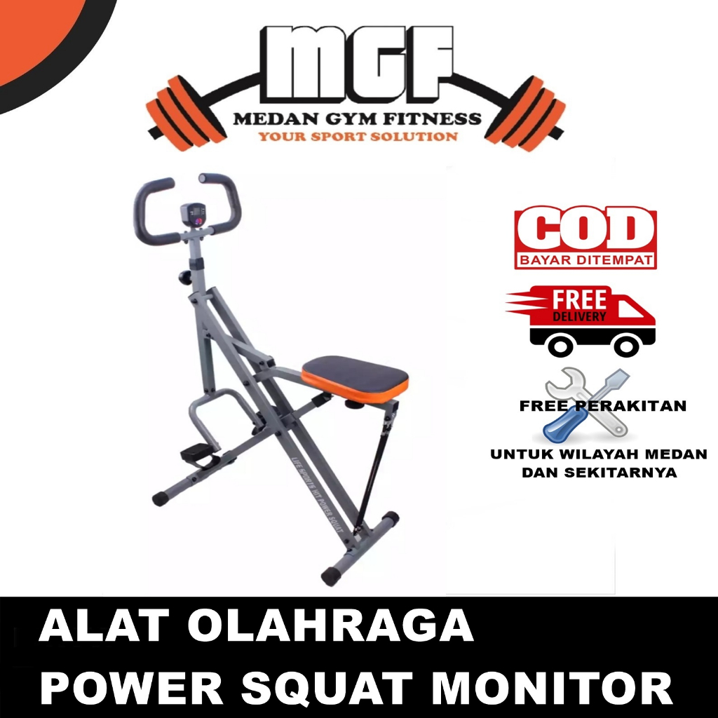 Gratis Ongkir dan Rakit -  Power Squat / Hit Power Squat / Home Squat