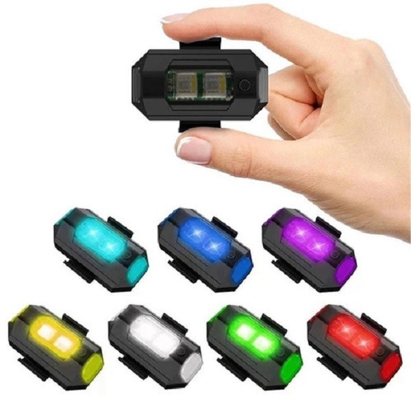 Lampu running Mobil Sepeda Motor LED RGB Lampu LED Kedip Pesawat RGB lampu senja mobil motor sepeda cas usb rechargeable vario mio beaT NMax xmax lexi aerox pcx supra kharisma vega jupiter satria fu brio mobilio alphard mercy dll