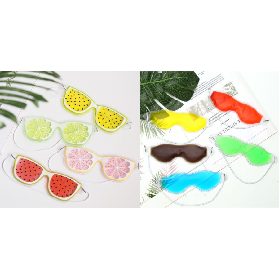 Gel penutup mata model Buah / kompres gel mata