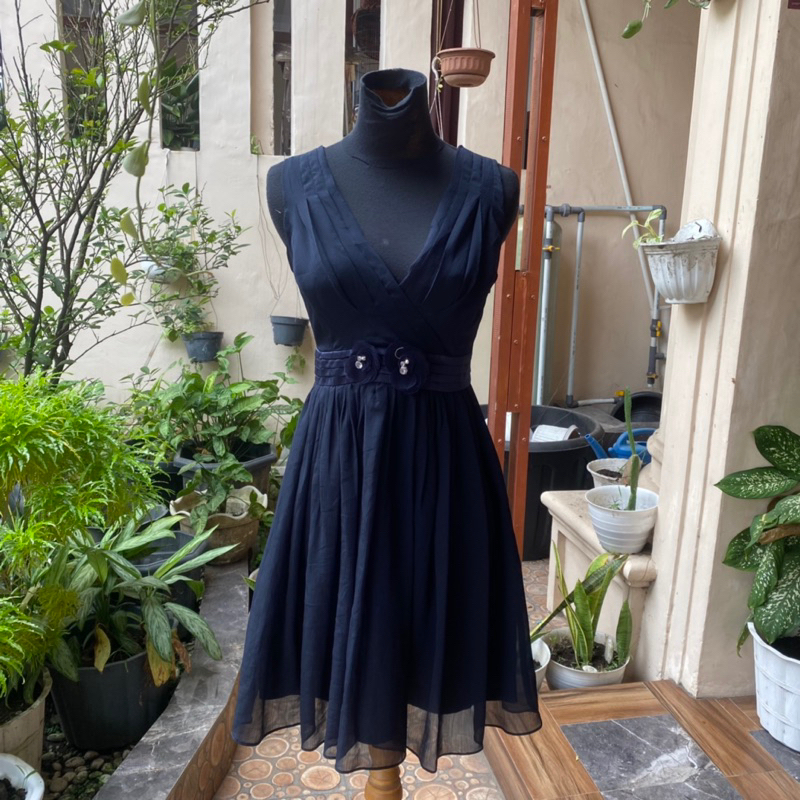 mini dress sifon polos premium ✨