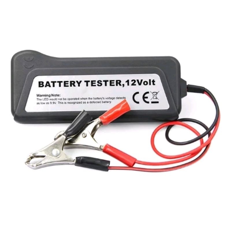 Alat Tester Aki 12V 6 LED Digital State Motor Mobil Cek Accu Baterai