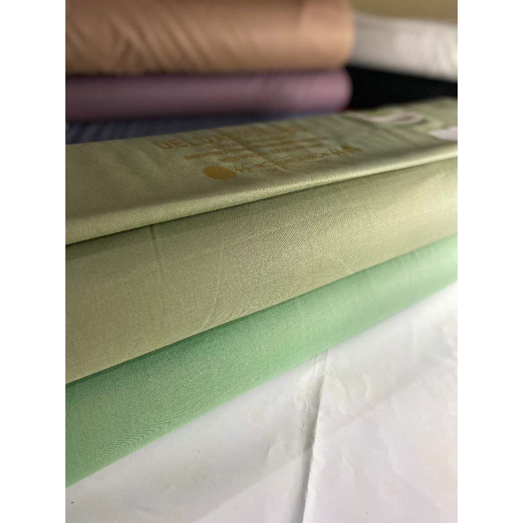 Kain Katun Toyobo Deluxe Sage Hijau Wardah