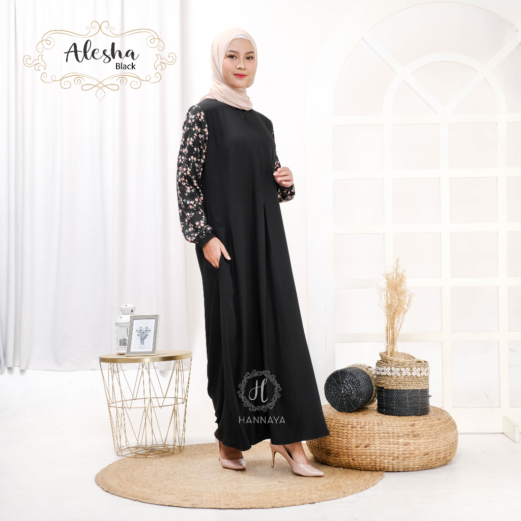 GAMIS TERBARU ALESHA DRESS BY HANNAYA