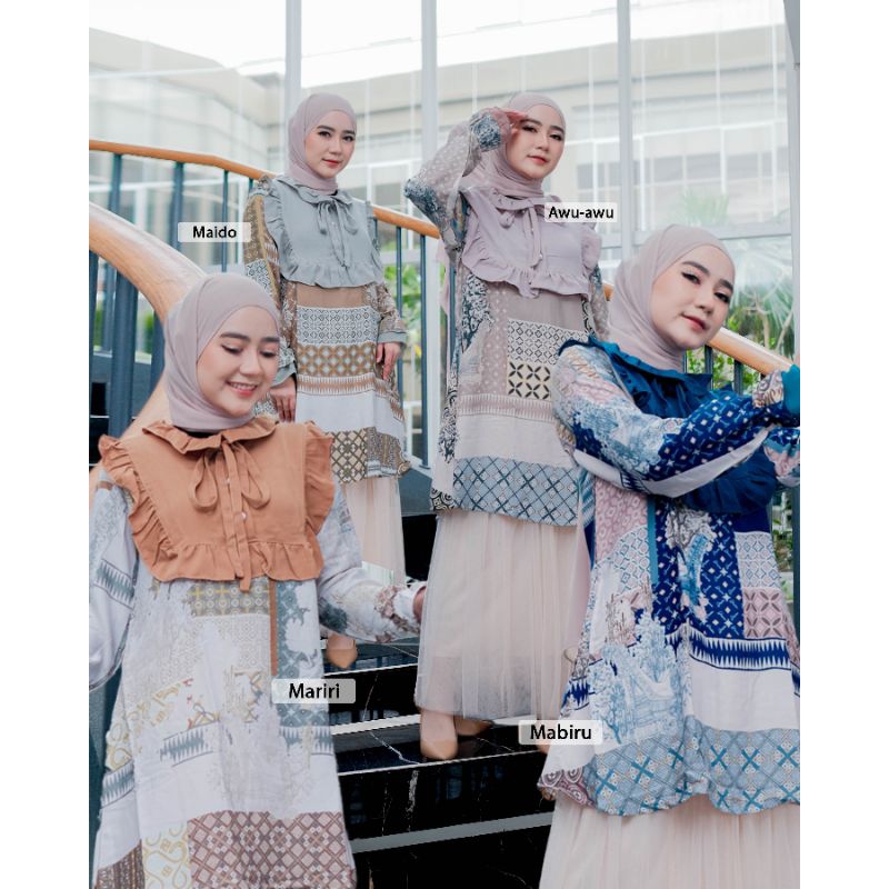 DZEERA -  TUNIK TORAYA SERIES / tunik motif etnik remaja kekinian