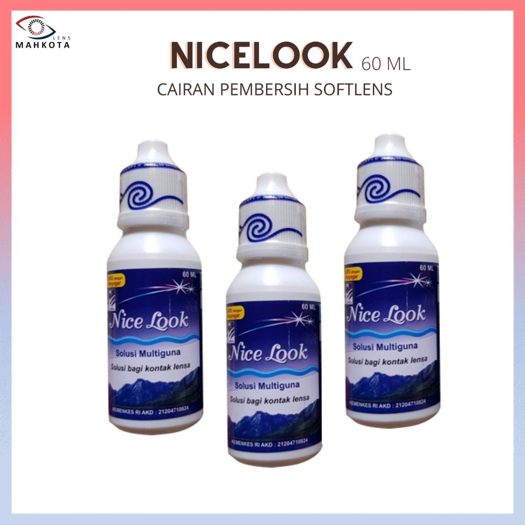 CAIRAN NICE LOOK 60ML / AIR SOFTLENS / CAIRAN PEMBERSIH / NICELOOK 60 ML