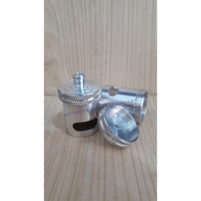 TUTUP SKEP SHOCK SHOKAN KARBU TIGER SKEPAN HANDMADE - BOYRENK RACING
