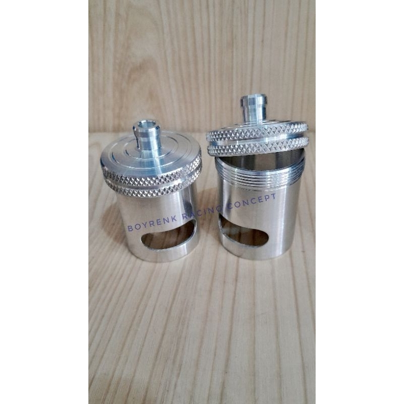 TUTUP SKEP SHOCK SHOKAN KARBU TIGER SKEPAN HANDMADE - BOYRENK RACING