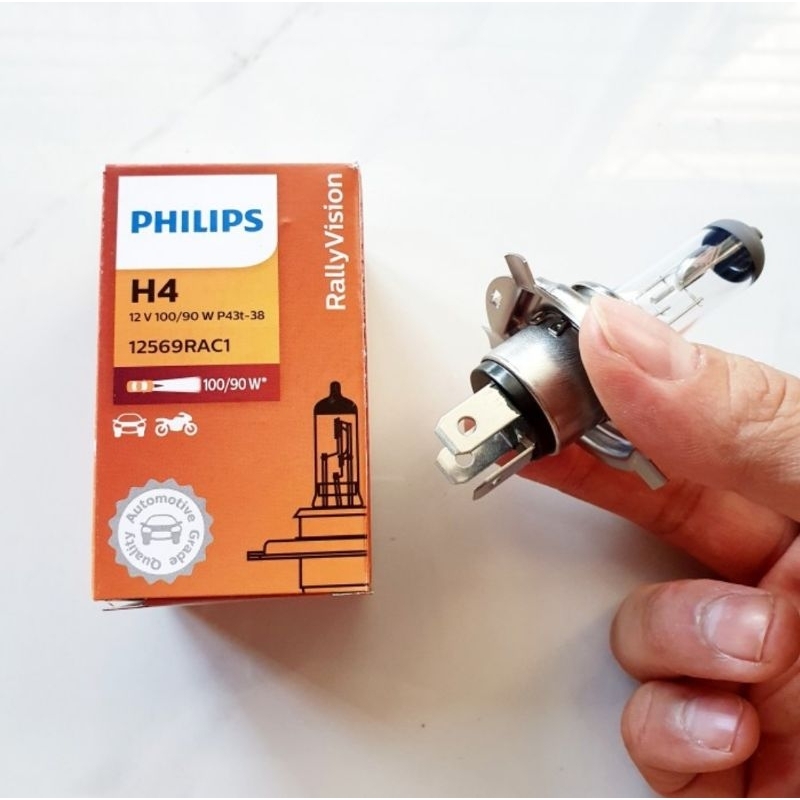 PHILIPS BALON LAMPU DEPAN H4 - AVANZA / XENIA / CALYA / SIGRA / AGYA / AYLA