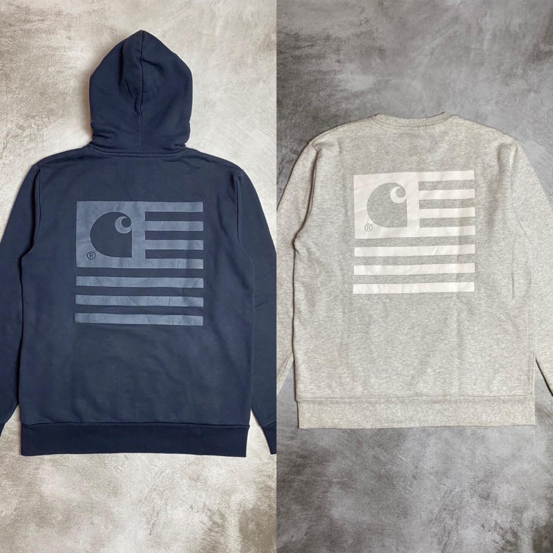 HOODIE CARHARTT STATE FLAG DARK NAVY CREWNECK CARHARTT STATE FLAG