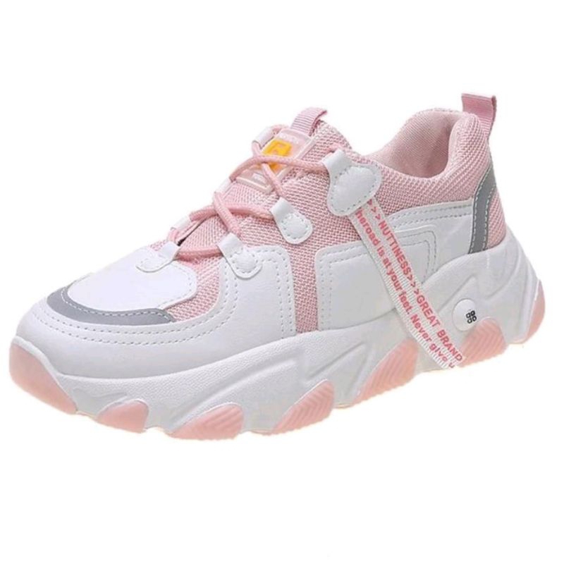 A06 [COD] RY12 Sneakers Tali Bernapas Sepatu Sneakers Wanita