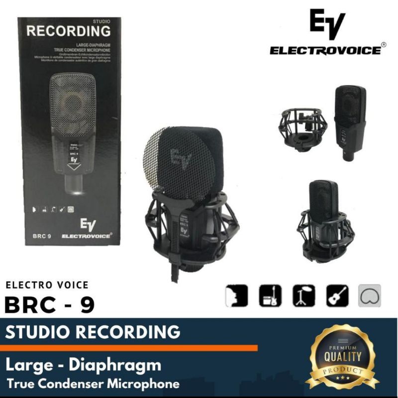 Microphone Electro Voice BRC 9 Mic Phantom Condenser Original