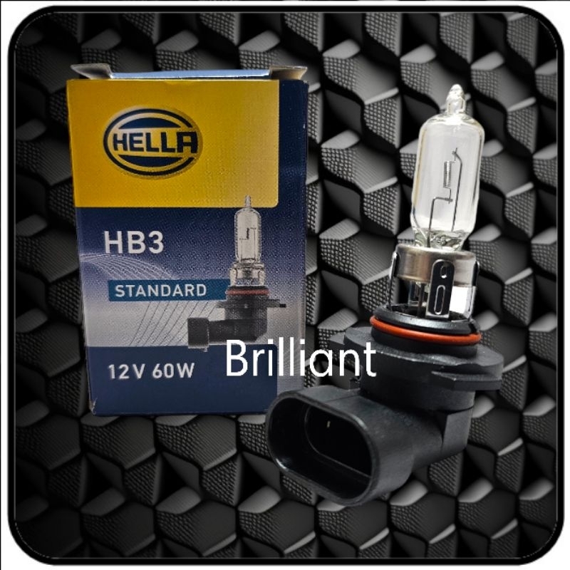 Bohlam Lampu Halogen Standart - Hella Original - H1 H3 H7 H8 H9 H11 HB3 HB4 HIR2 / 9005 9006 9012