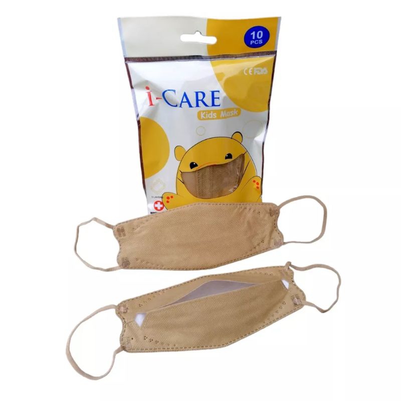 Masker Anak KF94 I-Care Chasa 3D Evo Stereoscopic Fish isi 10pc
