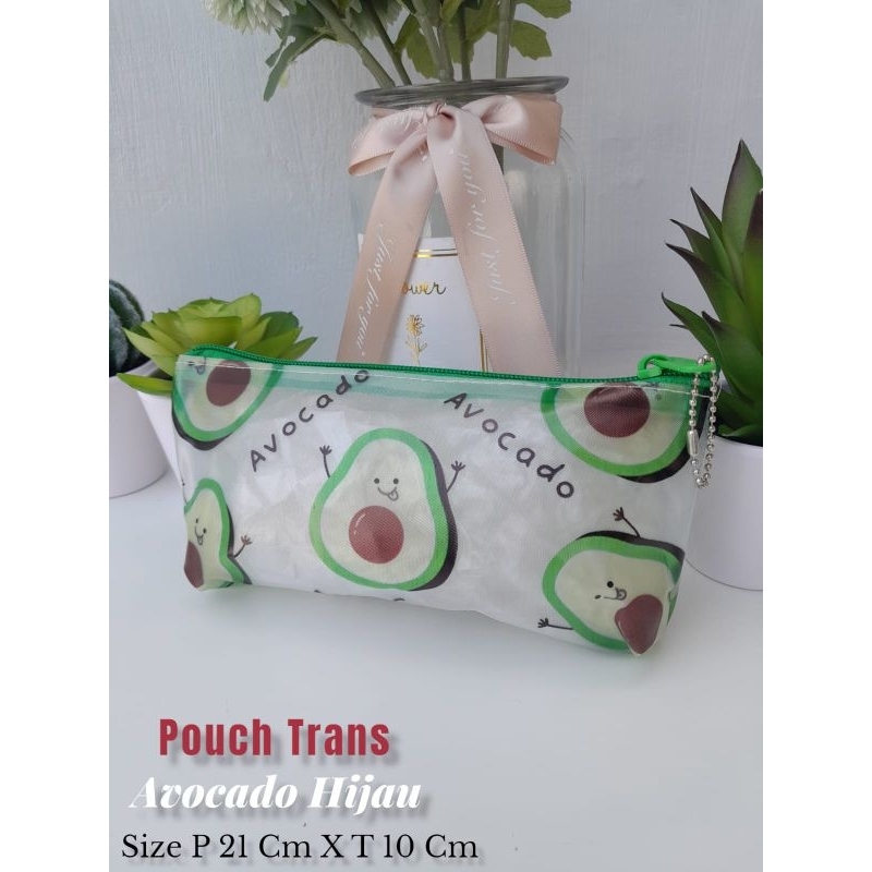 POUCH/PENCIL MIKA  CASE SERI UNIQUE TRANS