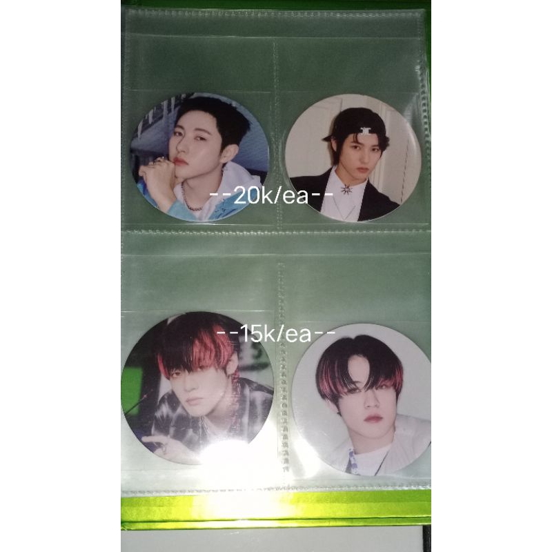 circle card nct renjun chenle official (baca desk)