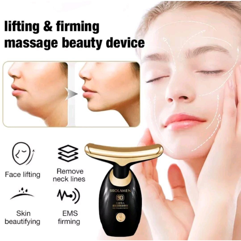 [ASS] Alat Pijat Pengencang Kulit Wajah Leher Kerutan Electric Face Massage