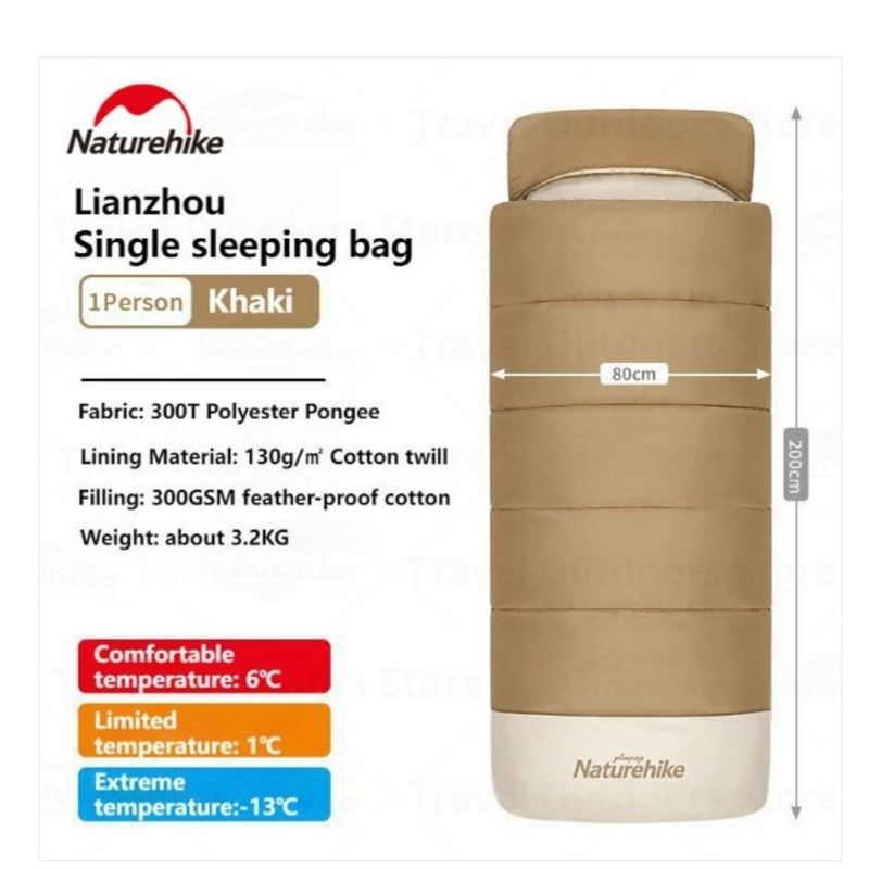 SLEEPING BAG + IXPE SLEEPING PAD NATUREHIKE CNH22SD006 []

