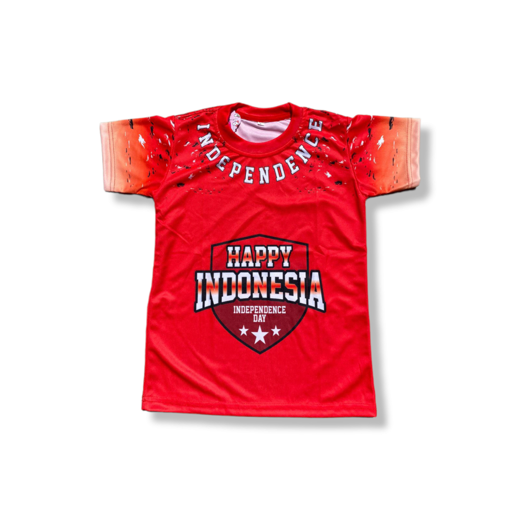 ATASAN JERSEY ANAK INDONESIA TERBARU JUNIOR / JERSEY 17 AGUSTUS TERBARU / JERSEY ATASAN ANAK KEMERDEKAAN / BAJU ATASAN ANAK INDONESIA TERBARU