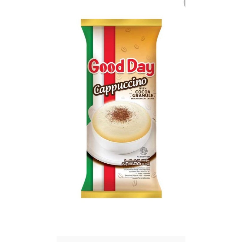 

Good day cappuccino isi 10pcs