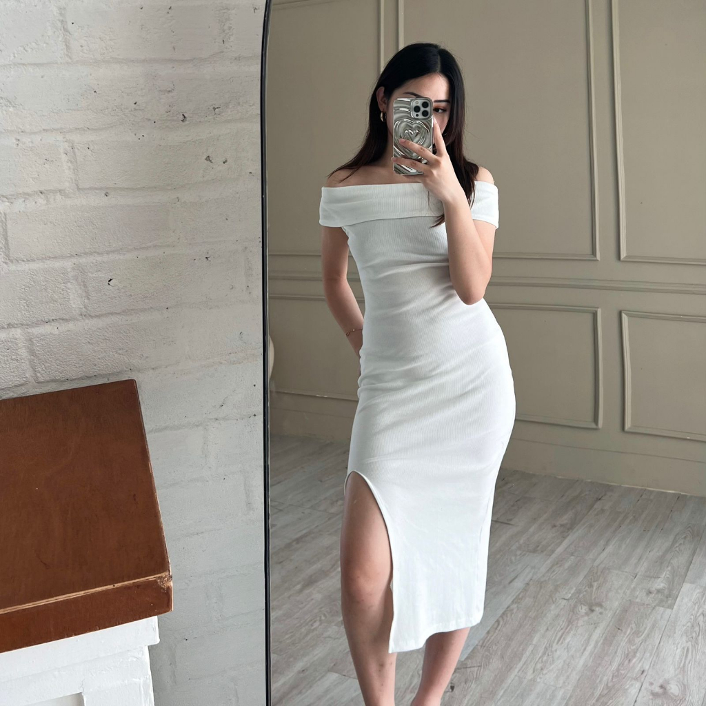 Harper sabrina bodycon dress