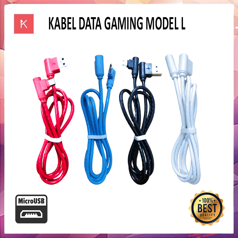 ANG KABEL DATA GAMING L 2A 100CM MICRO USB FOR UNIVERSAL PHONE