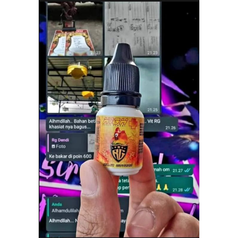 HIGH+ (RG)Vitamin konslet burung Lovebird doping penngacor burung Lovebird vitamin burung Lovebird 1