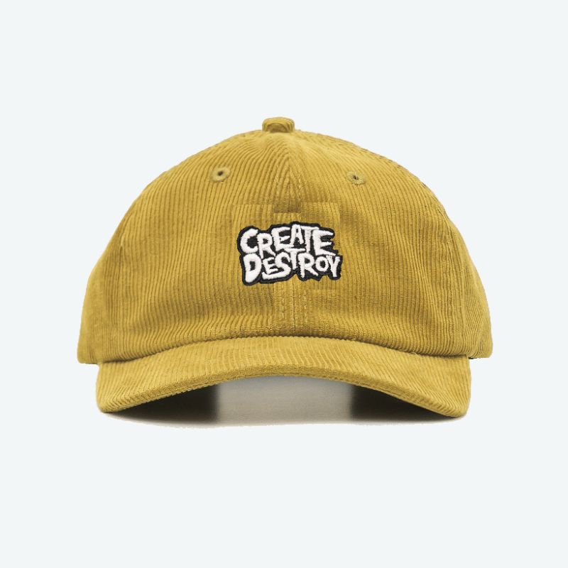 Topi Corduroy Yellow Omidoki Topi Distro Pria