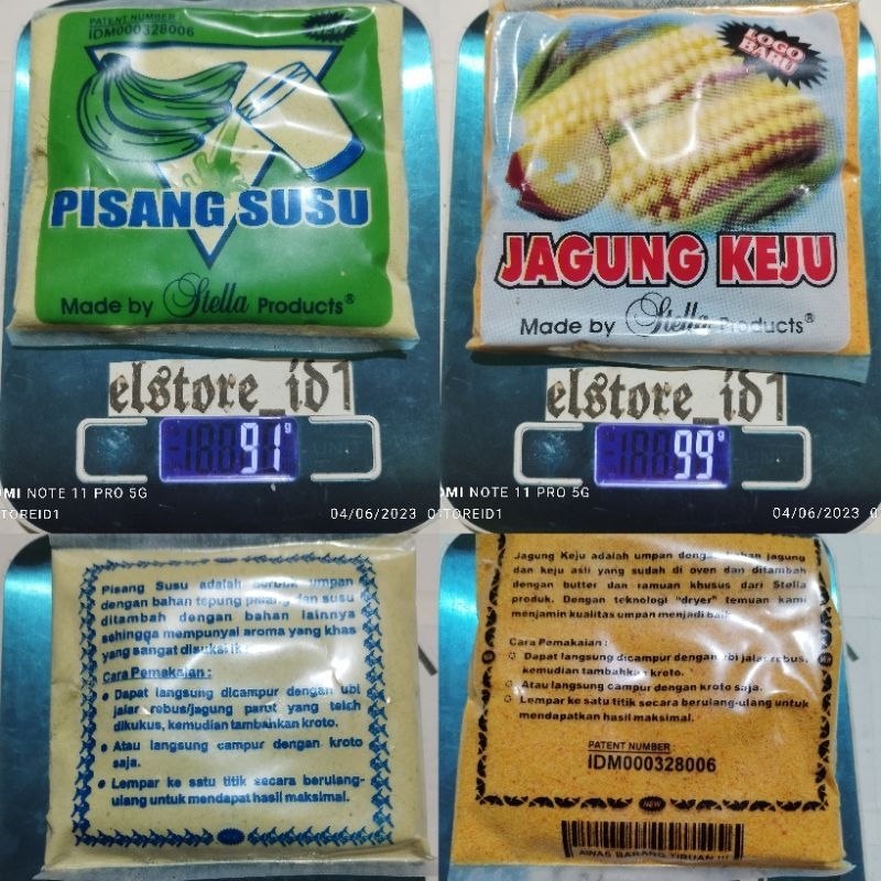 Umpan Pancing Stella JAGUNG KEJU PISANG SUSU stella Product