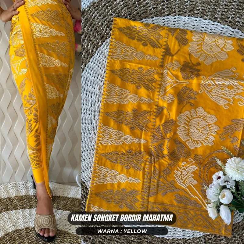 Kain Kamen Lembaran Bordir