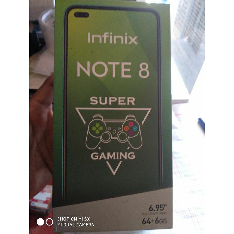 infinix note 8 Ram 6/64 second