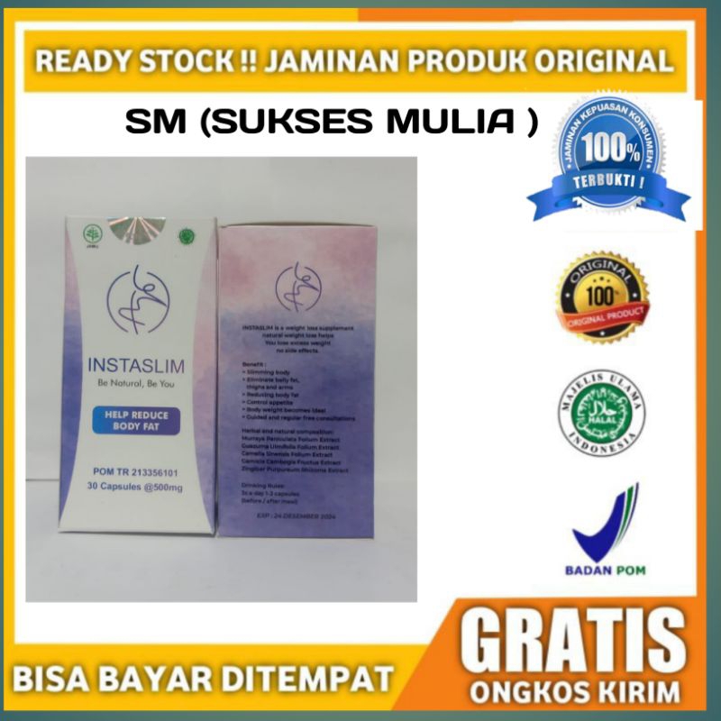 

Instaslim Kapsul Herbal Pelangsing Obat Diet Herbal Pembakar Lemak Secara Alami Ampuh