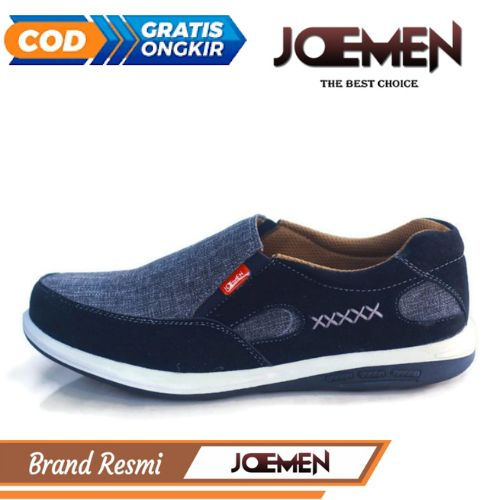 JOEMEN J 54 - Sepatu Kulit Slip-On Pria casual