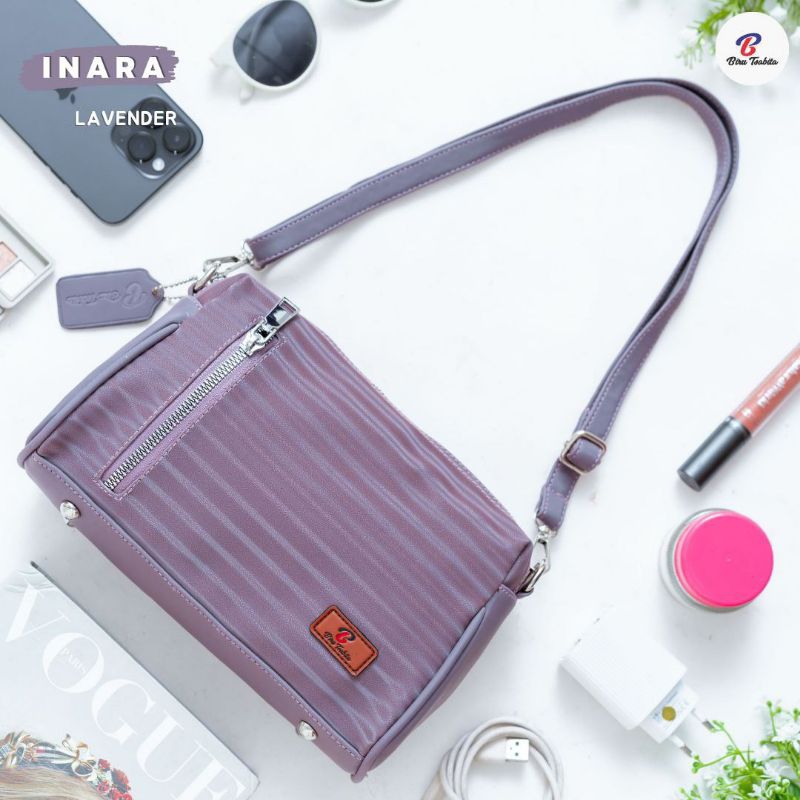 INARA STRIP BY BIRU TSABITA TAS SELEMPANG WANITA MURAH HALUS BERKUALITAS