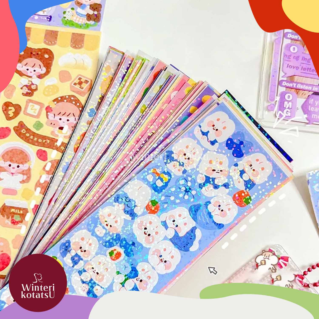 

(winteri) Random Sticker Kartun Cute Kawaii Deco PC Journal