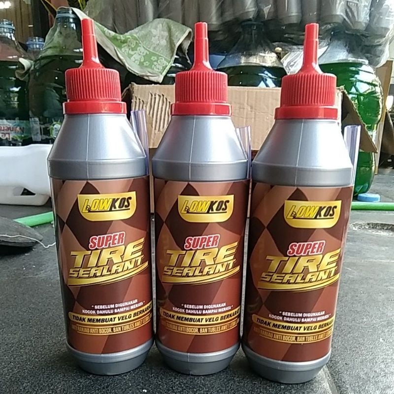 LOWKOS - CAIRAN BAN TUBLES 500ml Super Tire Sealant Anti Ranjau Anti Bocor Nambal Otomatis