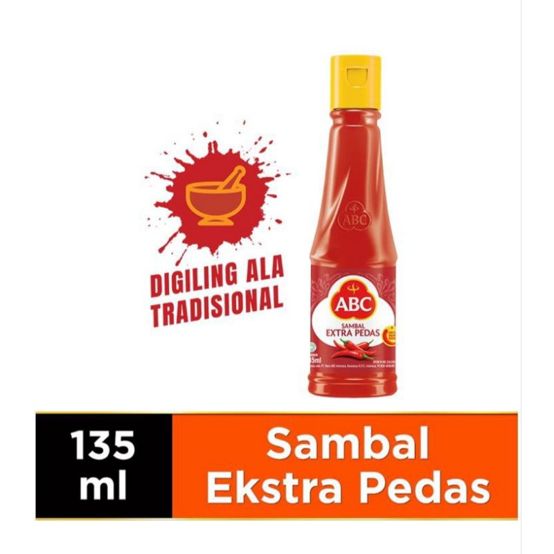 

Sambal Saus ABC pedas 135MI