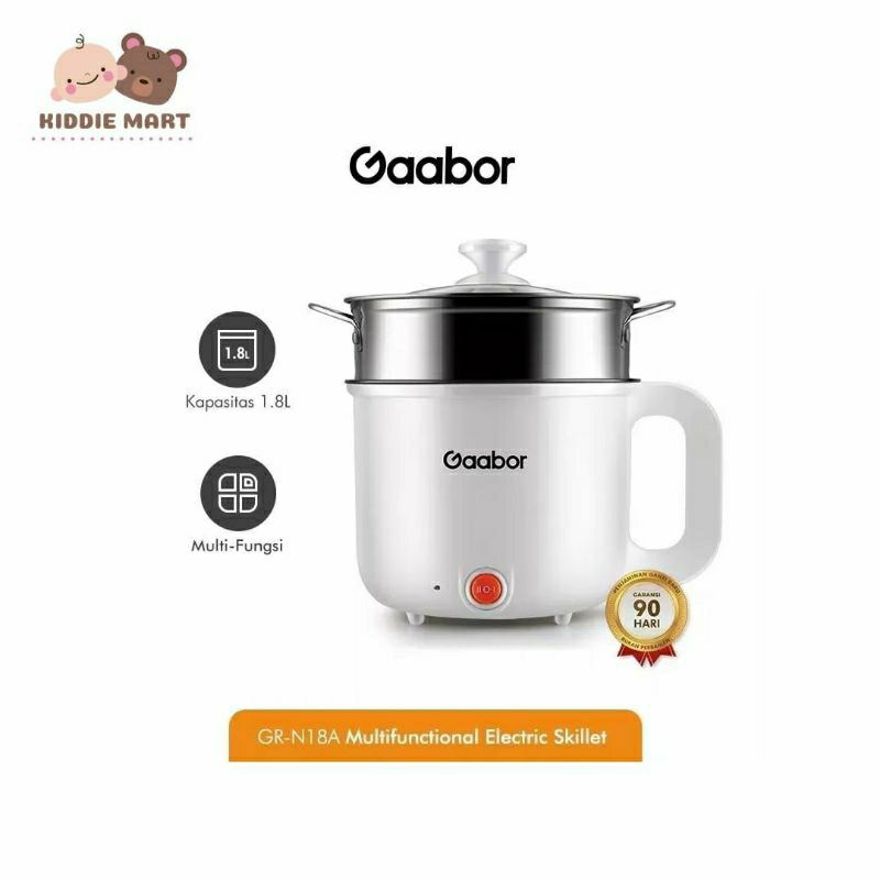 Gaabor Multifunctional Electric New Panci Listrik Serbaguna GR-N18A