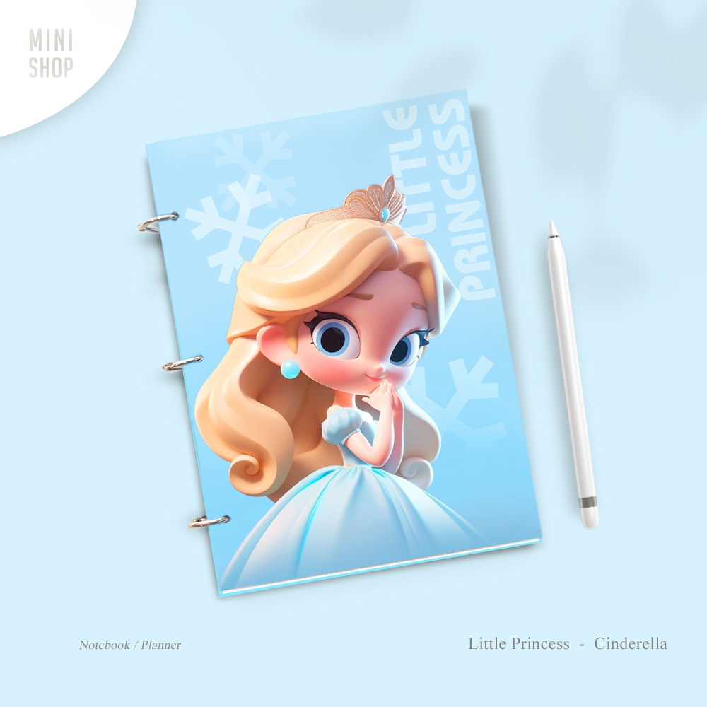 

Notebook A5 Cinderella - Little Princess 1102 - (buku tulis sekolah isi 100 lembar - planner - diary - notes - weekly - agenda - journal - catatan - korea - aesthetic - binder - estetik)