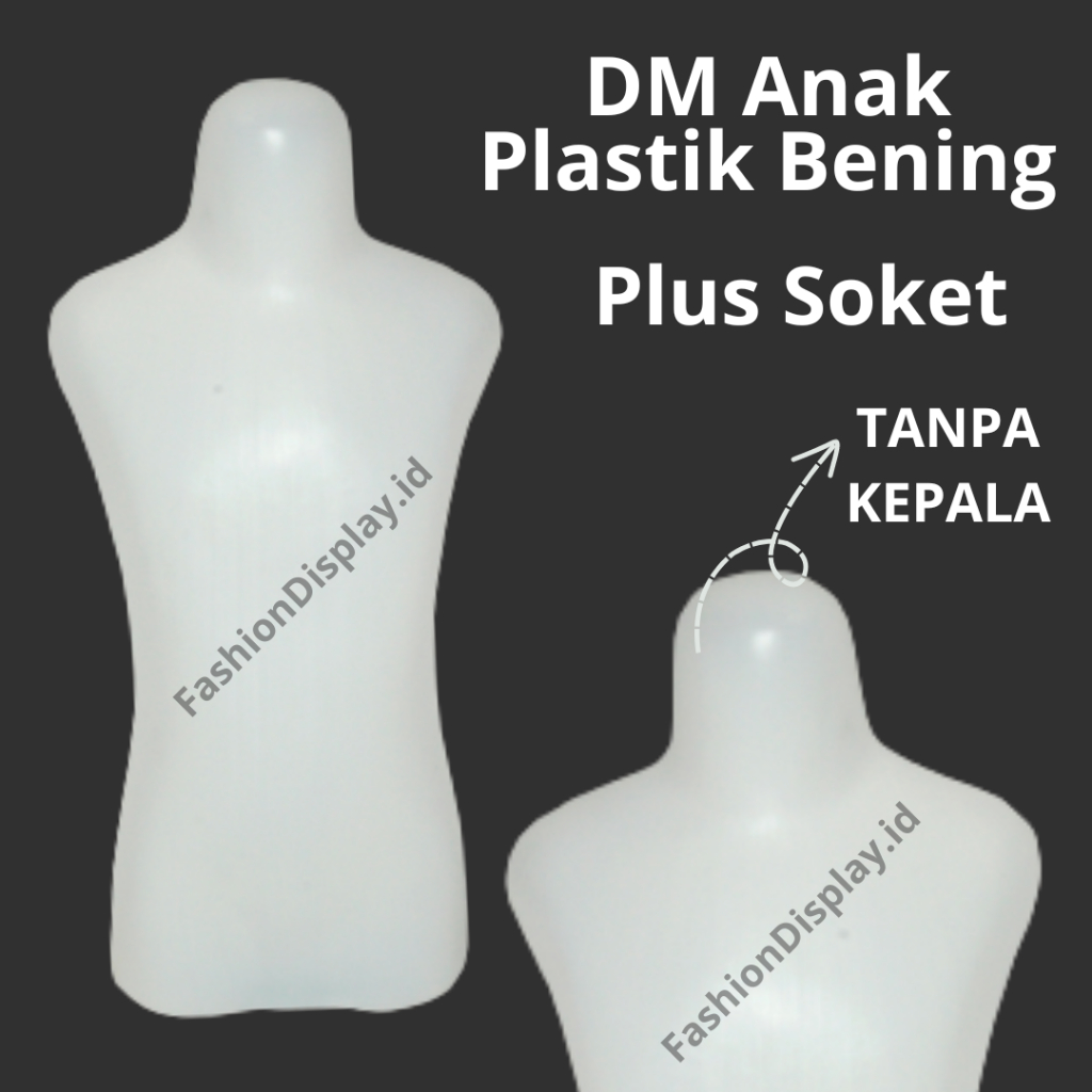 Patung Manekin Dm Anak Setengah Badan Patung Manekin Plastik Anak Setengah Badan Pakai Sok